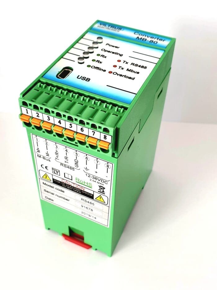 M-BUS TO MODBUS CONVERTER MB-50 (RS485/RS232) Converters 3 M-BUS TO MODBUS CONVERTER MB-50 (RS485/RS232) - Image 1
